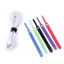 Nylon Velcros Adhesive Fastener Tape Magic Hooks Loops Cable Ties Clip Wire Line Finishing Velcroing Strap Sticky Ribbon