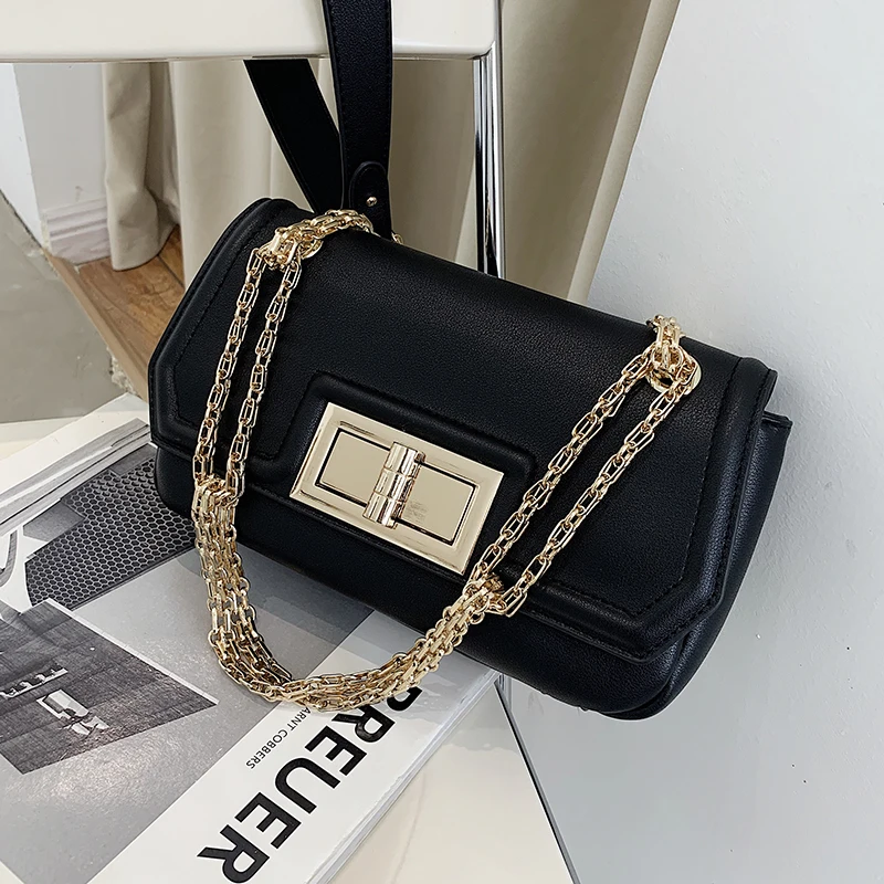 

Design High-end Handbags 2021 New Fashion HOT Crossbody Chain Shoulder Square Bag Underarm Bag Dual-use Bag Width: 26cm