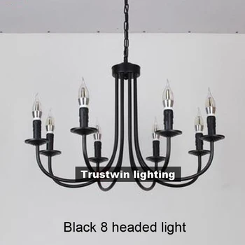 

Sale Black curved simple chandelier light LED hanging lamp minimalism 6 8 10 12 lights iron chandelier light lamp