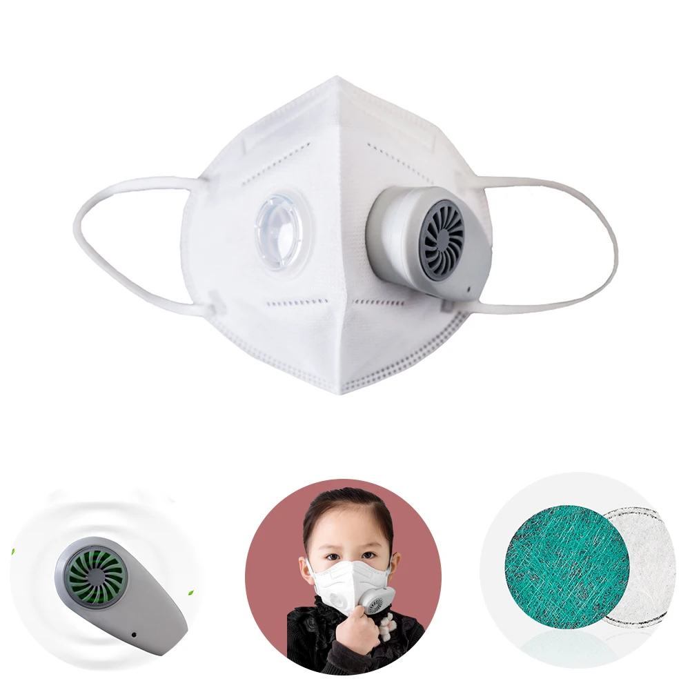

Intelligent Fresh Air KN95 Anti-Haze And Formaldehyde Dust-Proof With Breathable Comfortable Valve Automatic Air Supply Mask