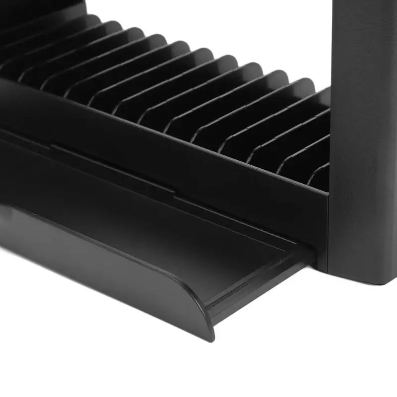 Storage Disc Rack Host Base Bracket Game Card Box CD Storage Rack Fit for Nintend Switch Support to Store 15 Game Boxes