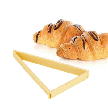 

Baking Pastry Tools Plastic Croissant Cutter Mold Roll Croissant Maker Machine Bread Line Mould Dough Sheet Kitchen Gadgets
