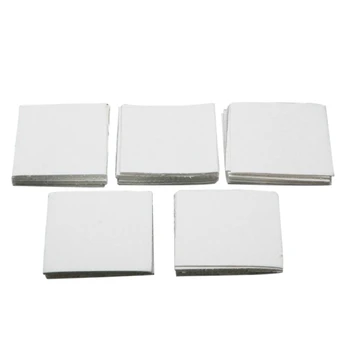 

50 Sheets Ceramic Fiber Square Microwave Kiln Glass Fusing Paper Household Tools