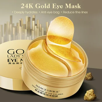 

120pcs Eye Patches 24K Gold &Black Pearl& Green Seaweed Essence Sleep Eye Mask Anti Wrinkle Moisturizing Whitening Eye Skin Care