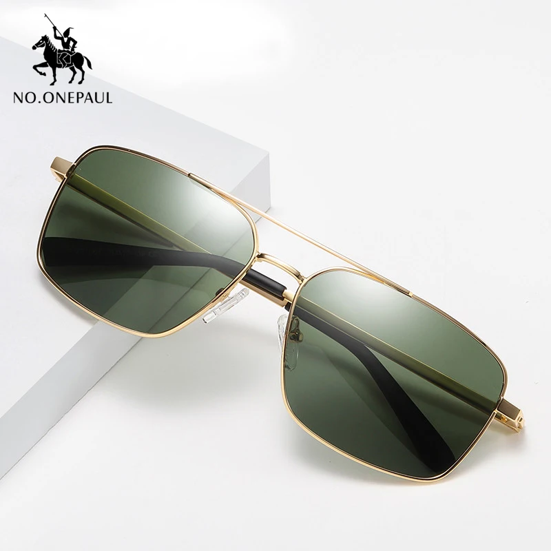 

NO.ONEPAUL Men Polarized Sunglasses men Brand Original Design Goggles Male Metal Frame UV400 Glasses gafas de sol Aluminum
