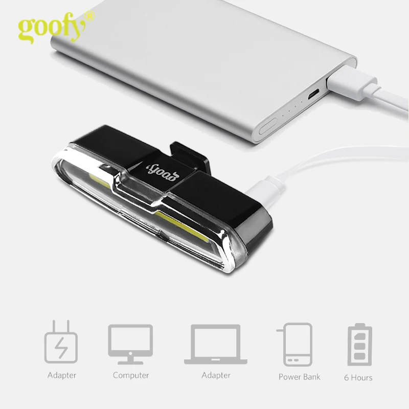 120 люмен USB Перезаряжаемые спереди и сзади велосипедные светильник литий Батарея