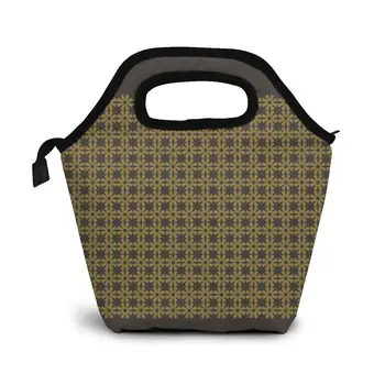 

Patttttttern Lunch Bag Boxes Bags Portable Insulated Picnic Food Box for Women Men