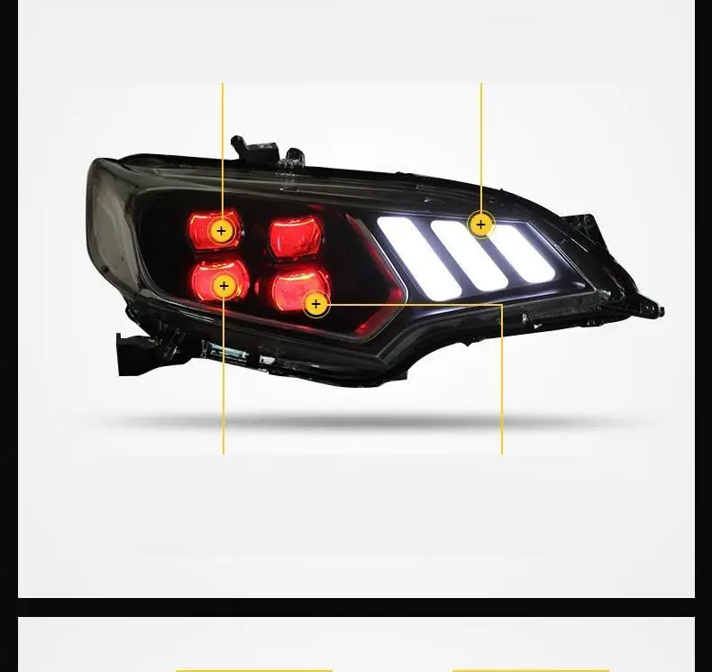 Luces Запчасти Аксессуары Neblineros Para Авто дневные Drl светодиодные ходовые Автомобильные фары передние противотуманные фары 18 для Honda Fit