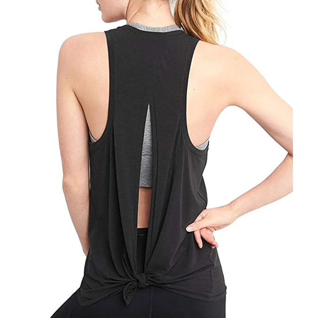 yoga racerback tank