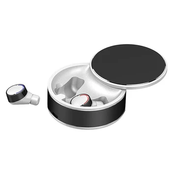 

ME-28 Bluetooth Headset, Wireless Waterproof In-Ear Noise Reduction Headset ME8S Binaural Aluminum Alloy Charging Bin Rotatable
