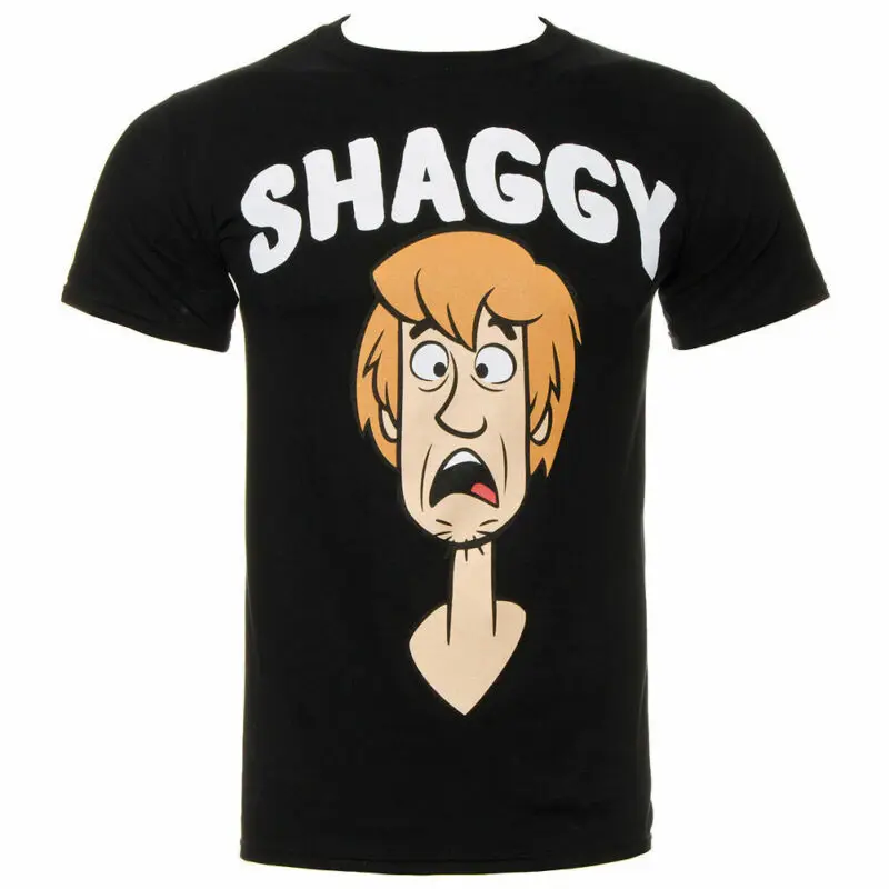 Черная футболка в стиле унисекс Scooby Doo Shaggy | Мужская одежда