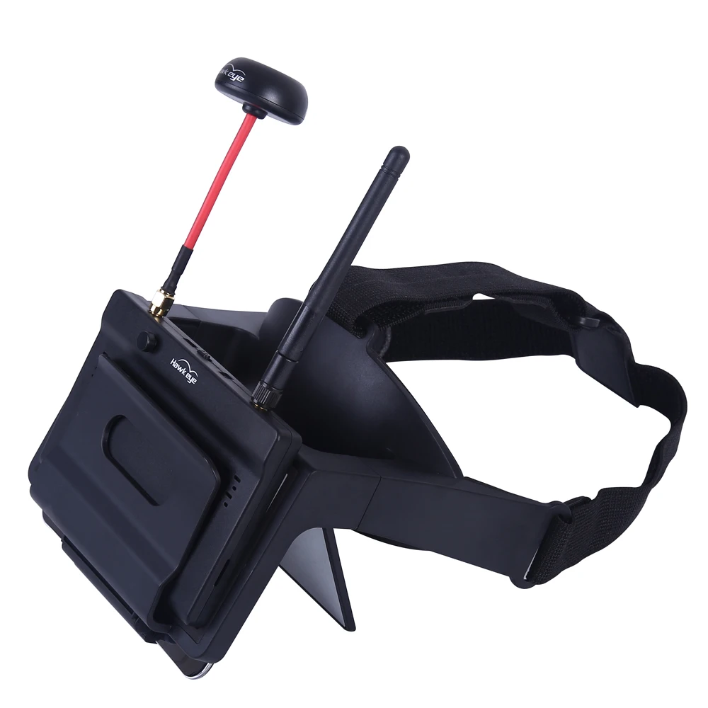 Hawkeye Little Pilot VR все-в-одном 5 дюймов истинное разнообразие FPV монитор 5,8G 48CH двойной приемник складные очки для радиоуправляемого дрона