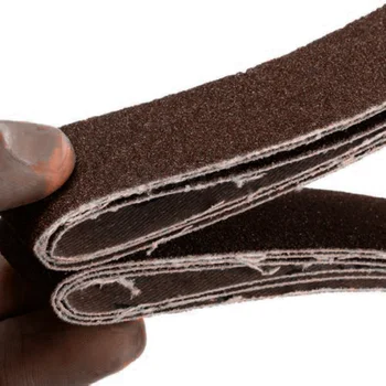 

6pcs 30 Sanding Belts 180/240/320/400/600/800 Aluminum Oxide Cloth Sander Belts