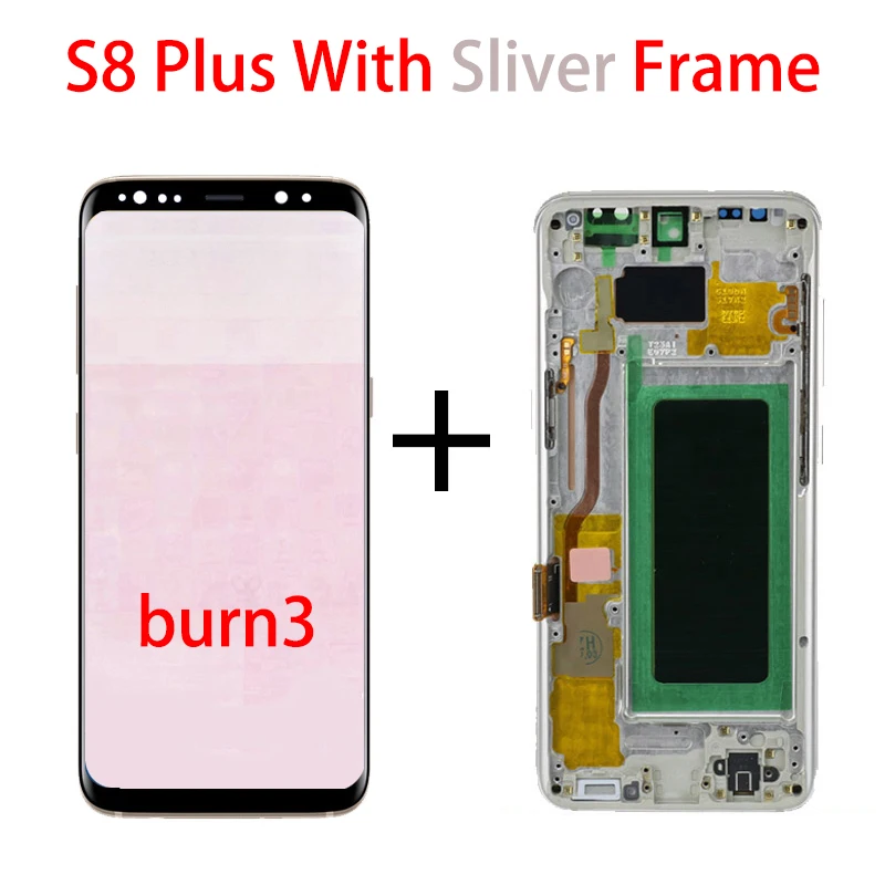 mobile phone lcd screens Original For Samsung Galaxy S8 plus G955 G955F g955u S8plus Lcd Display With Touch Screen Digitizer 6.2'' AMOLED burn shadow screen for lcd phone cell Phone LCDs