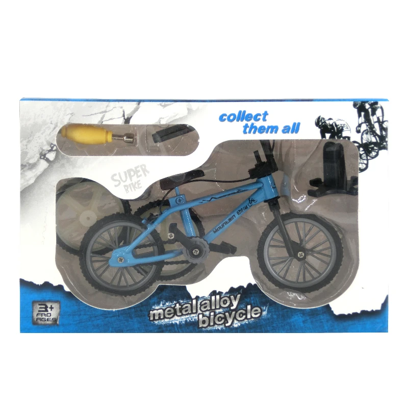 Новинка, мини скейтборд на палец и bmx велосипед, игрушка для детей, скейтборды для скейтборда, скутеры FSB, новинка, подарок на велосипед - Цвет: blue