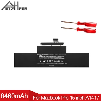

PINZHENG 8460 mAh Laptop Battery For Apple MacBook Pro Retina 15" A1417 A1398 Mid 2012 Early 2013 MD831LL/A MC975LL/A ME665LL/A