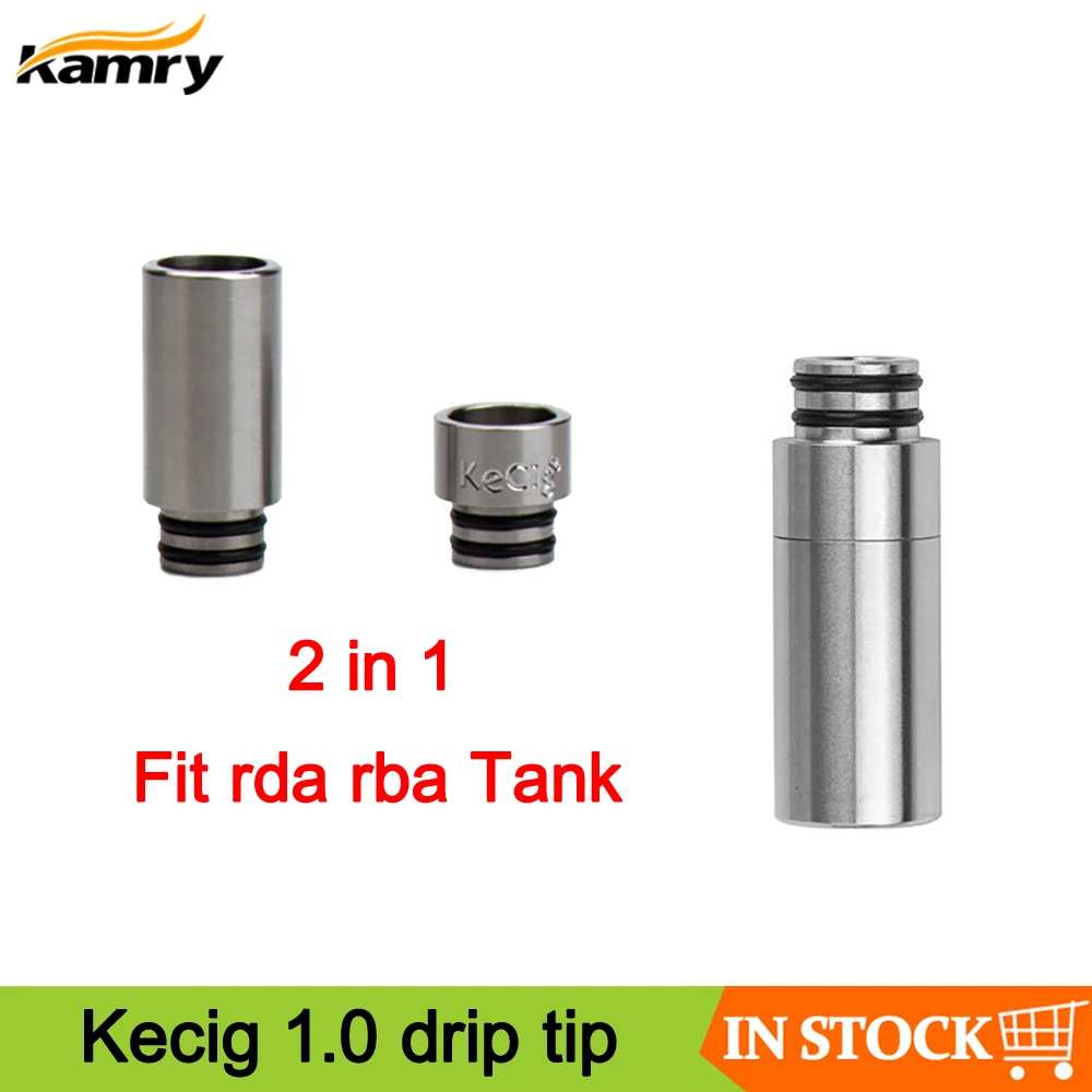 Оригинальный капельный наконечник Kamry Kecig 1 0 Fit 510 Thread RBA RDA распылитель для