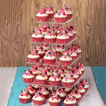 

Five-layer Fruit Plate Cake Stand Dessert Vegetable Storage Rack Holder Stand