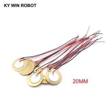 

10 Pcs Piezoelectric Piezo Ceramic Wafer Plate Dia 20mm For Buzzer Loudspeaker