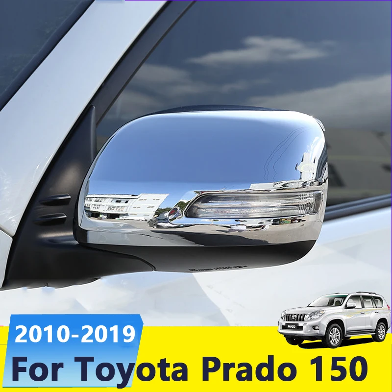 Carbon Fiber Side Door Rearview Mirror Cover Shell Trims Car Rear-view For Toyota Land Cruiser Prado 150 2018 2019 Accessories | Автомобили