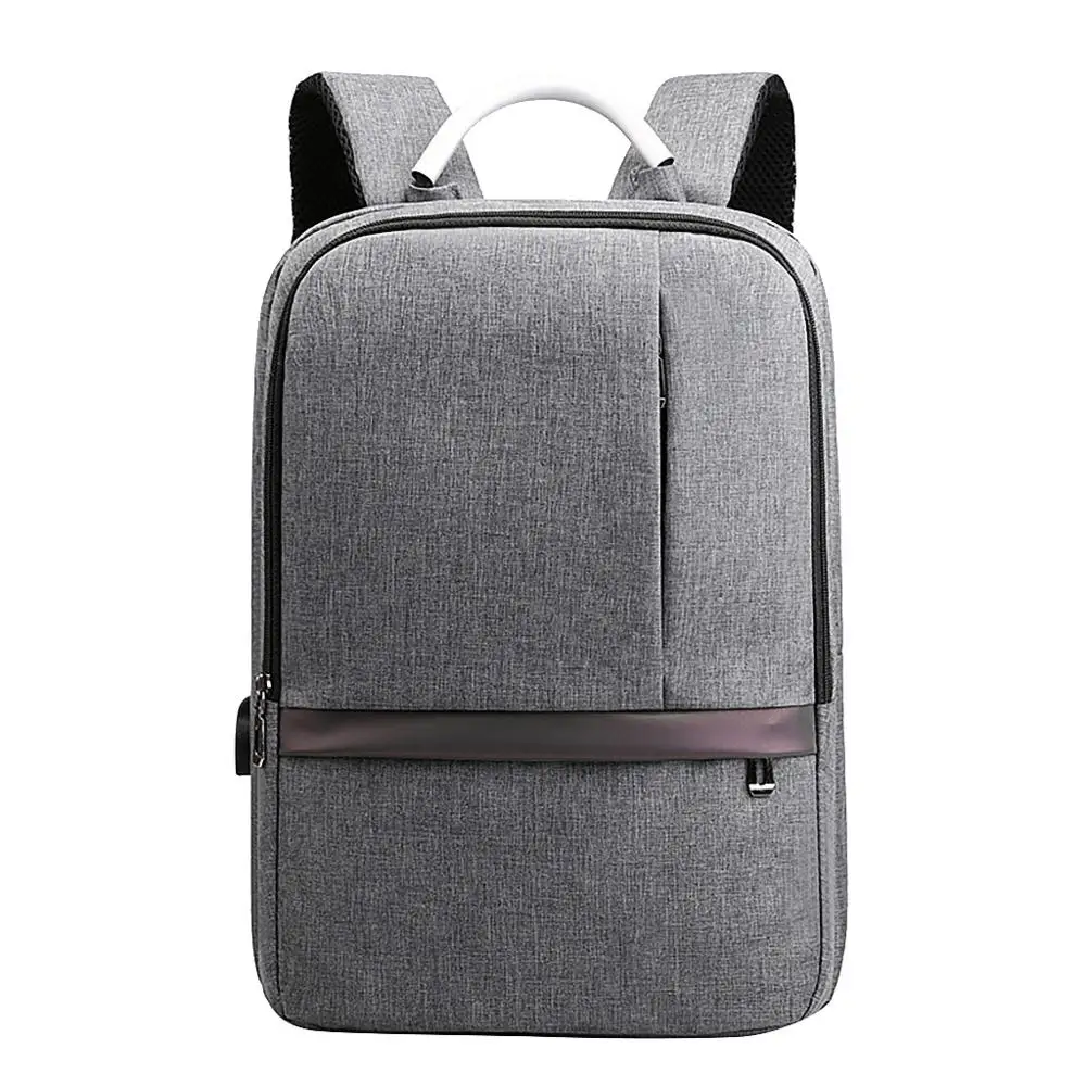 Gray MOLAVE унисекс нейлоновый рюкзак usb зарядка модный многофункциональный Противоугонный рюкзак вместительная сумка для ноутбука с USB S91 - Цвет: Gray