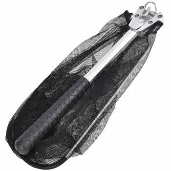 

Leo 50Cm Aluminum Alloy+Nylon Handle Fishing Net Mesh Triangle Portable Outdoor Immersed Fish Net Foldable Pond Fishing Shrimp N