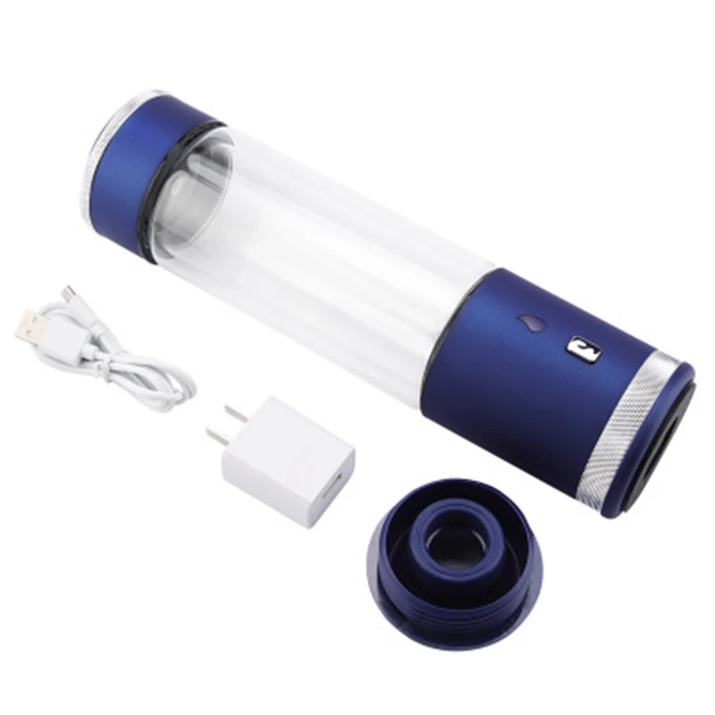 400Ml Spe/Pem Hydrogen Rich Water Bottle Alkaline Hydrogen and Oxygen Separation Lonizer Generator Anti-Aging Rechargeable Cup