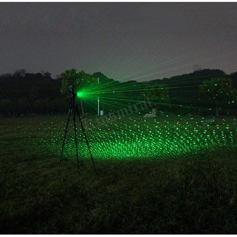 Охотничий высокомощный лазерный указатель, инструмент для выживания, 5 мВт, висящий на открытом воздухе, дальний зеленый лазерный прицел, лазер