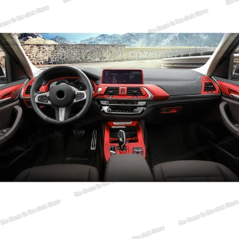 

Lsrtw2017 Abs Car Interior Trim Gear Panel Air Vent Central Control Panel Frame for Bmw X3 2018 2019 2020 G01