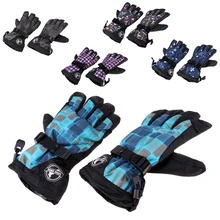 Зимние теплые водонепроницаемые дышащие зимние перчатки с сенсорным экраном для катания на сноуборде, велоспорта, полный митенки для пальцев митенки для женщин