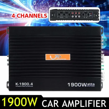 

1900W 4 Channel Car Audio Amplifier Stereo Hifi Car Home Subwoofer Amp Sound Speaker bluetooth EDR Audio amplifiers