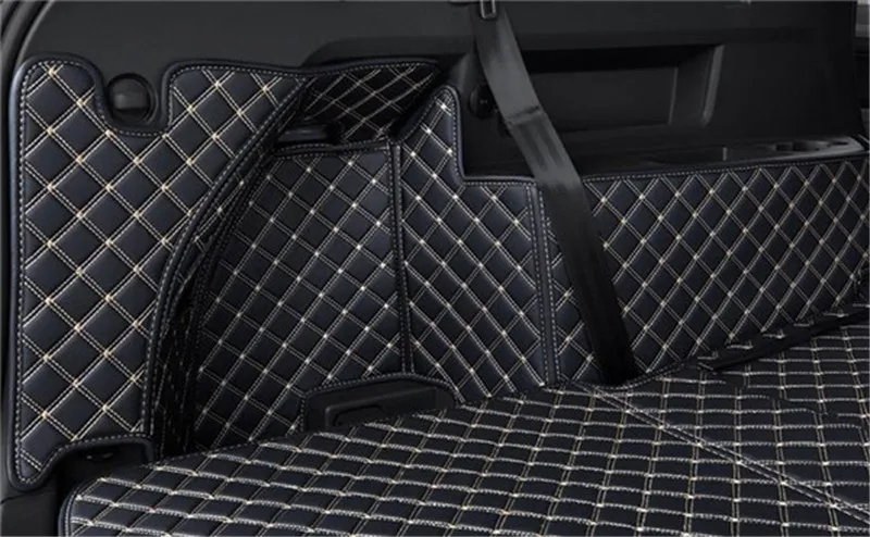 Автомобильный Стайлинг для Volkswagen Teramont/Atlas-, автомобильный полностью окруженный полиуретановый коврик для багажника, багажный коврик, задний бокс, автомобильные аксессуары