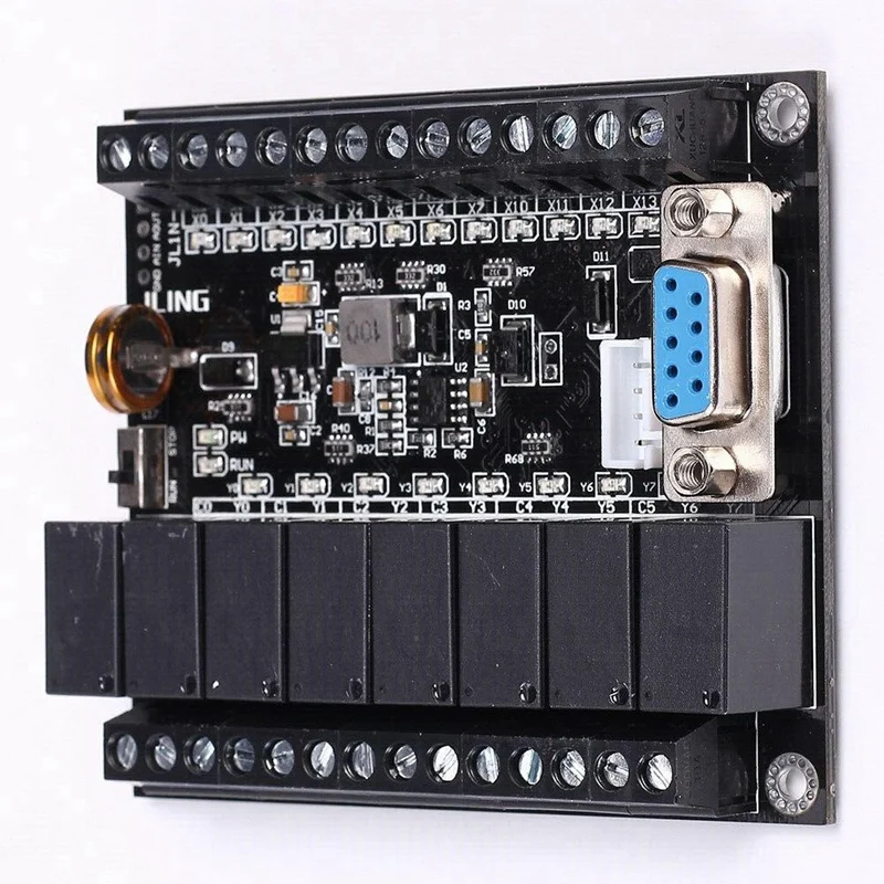 Горячая PLC FX1N-20MR& рельса Тип Корпус& PLC Дисплей релейный модуль задержки пуска модуль 10-28V