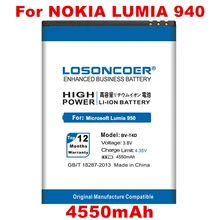 LOSONCOER 4550 мАч BV-T4D батарея для microsoft Nokia Lumia 950 XL CityMan 940 XL RM-1118 RM-1116 батарея