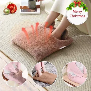 

New Foot Hand Warmer Heating Pad Slippers Sofa Chair Warm Cushion Electric Heating Pads Warm Heating Slippers Sofa Pillow 19DEC9