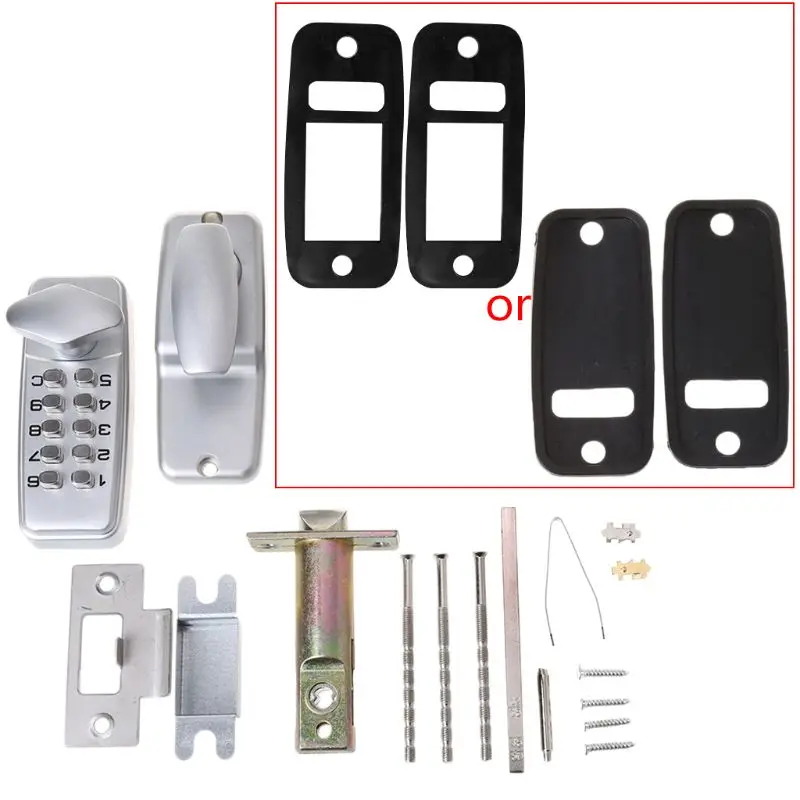 Drop Ship Zinc Alloy Miniature Digital Push Button Mechanical Lock With Combination Code