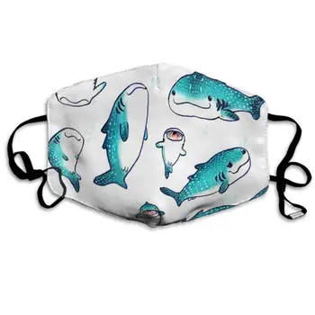 

AGRBLUEN Unisex Breathable 100% Polyester Face Mouth Cover Protective Anti Dust Pollution Mouth Mask Washable Reusable