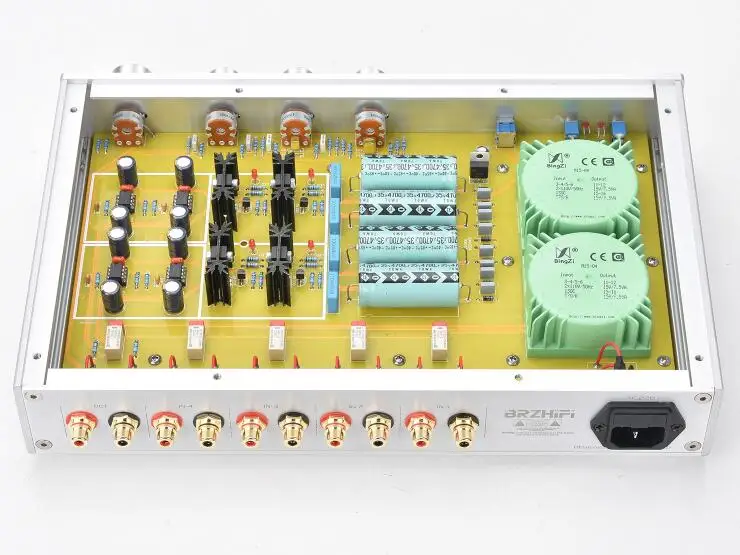 Hi-Fi предусилитель тонального предусилителя класса А три частотных диапазона высокой средней и низкой частоты, отрегулированных соответственно
