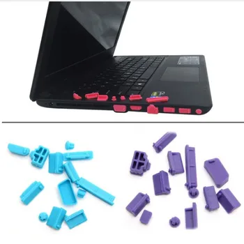 

13pcs/set Silicone Anti Dust Plug Cover Stopper dust plug laptop dustproof usb dust plug Computer Accessories for many models