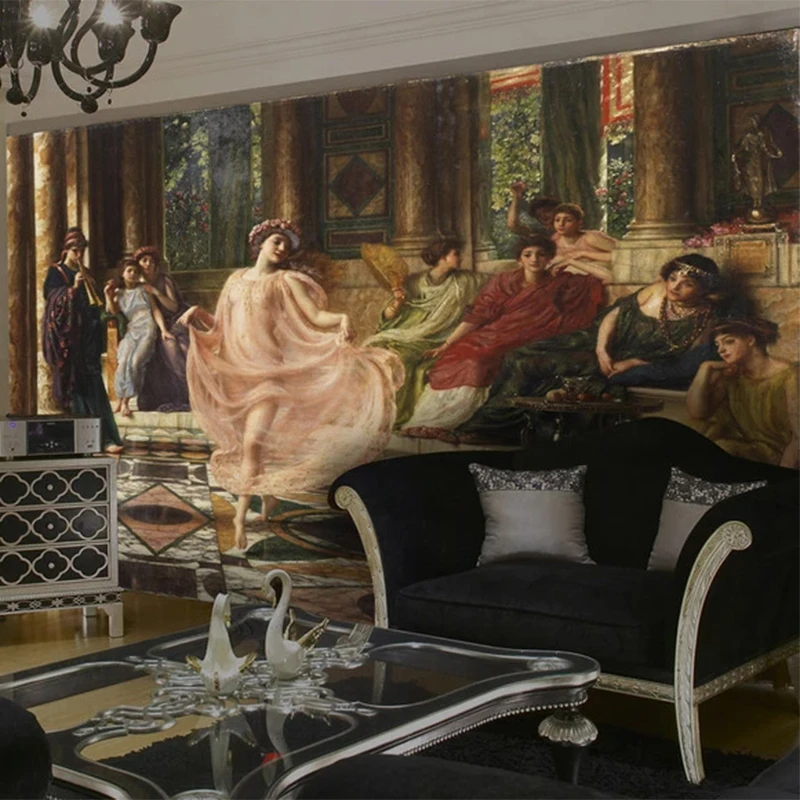 Papel de Parede Mural Personalizado Estilo Europeu papel de parede mural personalizado estilo europeu 03