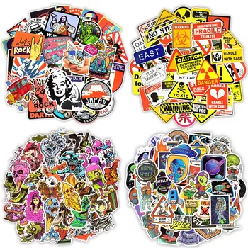 

dropshiping 50 PCS VSCO Stickers Retro Sticker Cartoon Waterproof Decal Sticker for Car Styling Suitcase Laptop Motor Skateboard