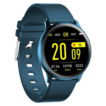 

KW19 Round Screen Smart Watch Real Time Heart Rate Measurement Step Count Blood Oxygen Sleep Monitoring