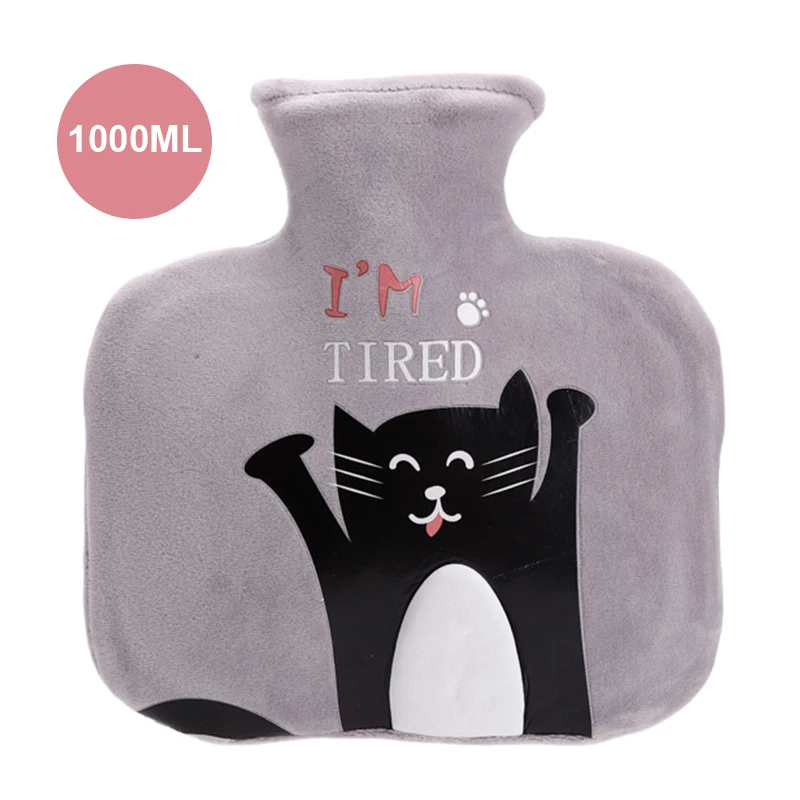 13 Thicken 1000ML 350-1000 мл бутылка для горячей воды с фруктовым принтом, с крышкой, высокая плотность, ручная грелка, карманный нагреватель, утолщенная резиновая сумка для горячей воды, портативная - Цвет: 13 Thicken 1000ML