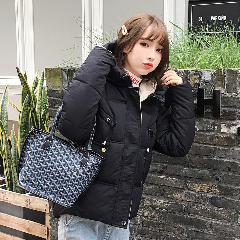 

2019 New Style Winter down Jacket Cotton-padded Clothes Students Short down Coat Korean-style INS Fashion Women Coat Loose-Fit C