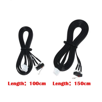 

limit switch with line micro switch stroke reset switch micro touch switch black one With Line 100cm for 3D Printer DIY accessor
