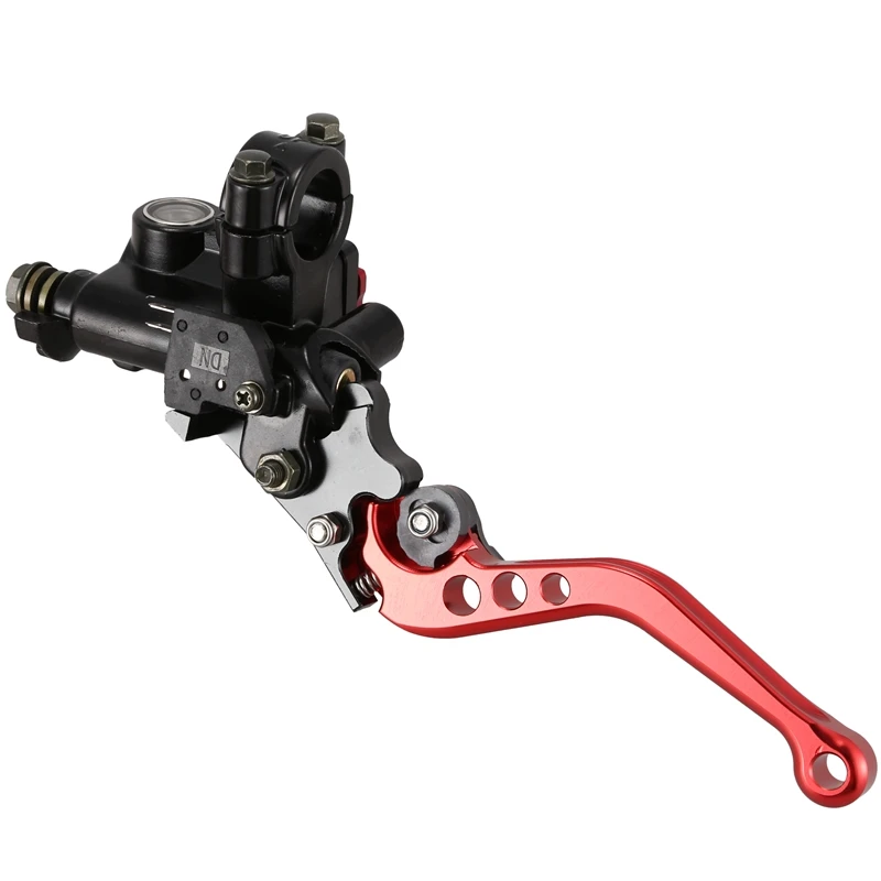 BMDT-Universal Motorcycle 7/8 inch CNC Brake Clutch Master Cylinder Lever Set Reservoir