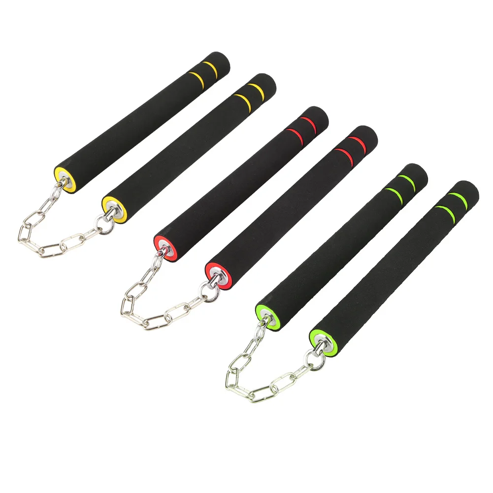Puseky Единоборства пена Nunchaku Nunchucks губка палка цепи тренировки безопасности боевых искусств продукты