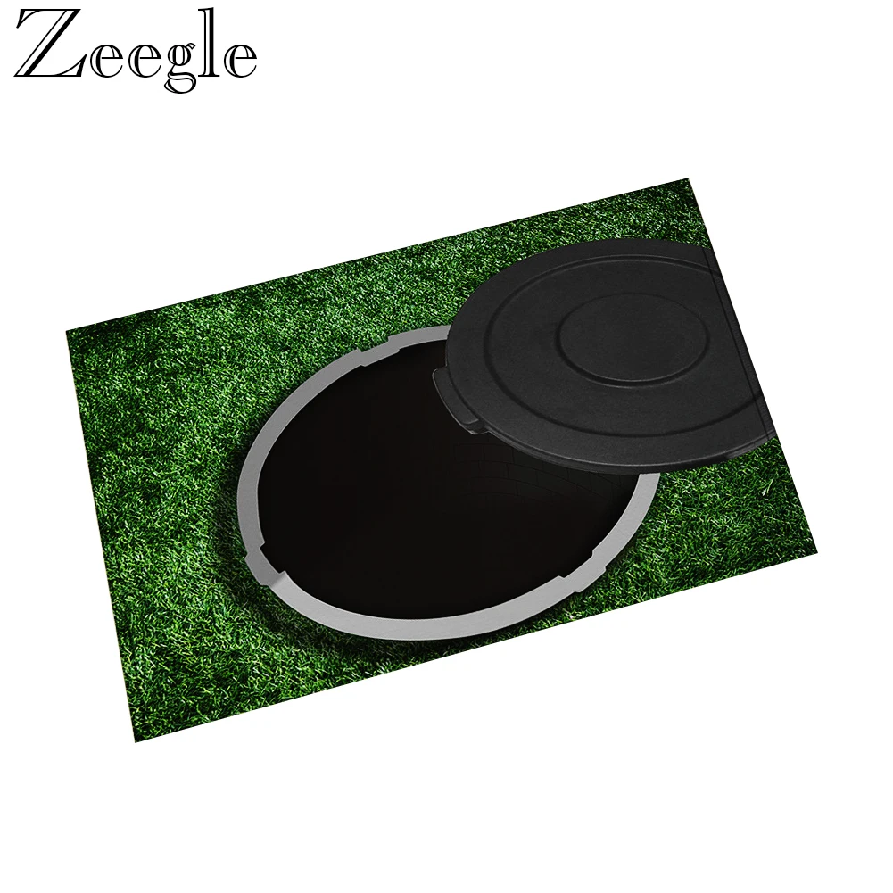 Zeegle Забавный Коврик для пола Коврик для двери моющийся коврик для помещений Коврик для прихожей Противоскользящий коврик для ванной комнаты кухонный Впитывающий Коврик для спальни