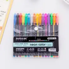 Креативный многоцветный набор флеш-ручка водный Мел Хайлайтер для офиса обучения живописи мелки