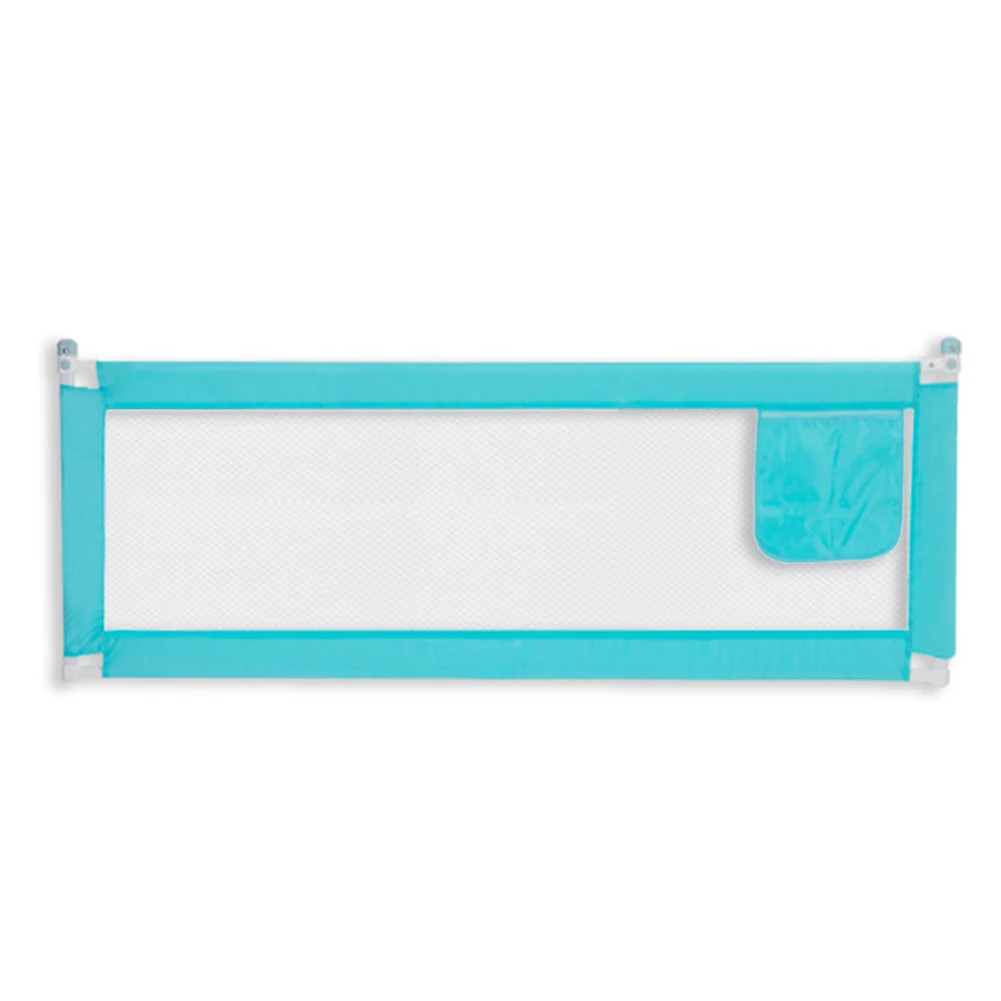blue 180x80cm Kidlove Двойные кнопки вертикальная подъемная кровать забор игры ворота безопасности для детей младенец - Цвет: blue 180x80cm